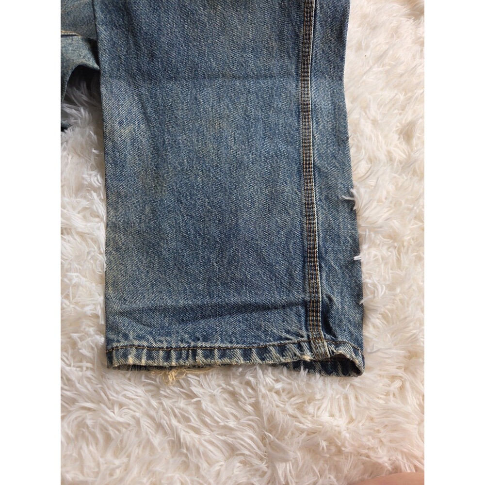 US Polo Assn Carpenter Jeans 31 X 32 Relaxed Wide Leg Distressed Vintage - Picture 11 of 16